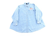 Women's 90's Mickey Classics Embroidered LS Button Down - Button Ups/Downs - Thrifted Threads