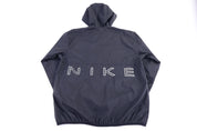 Women's 90's Nike Embroidered Logo Black Full Zip Jacket - Jacket - Thrifted Threads