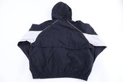 Women's 90's Nike Embroidered Logo Black & White Full Zip Jacket - Jacket - Thrifted Threads