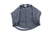 Women's 90's Nike Embroidered Logo Black Zip Up Jacket - ThriftedThreads.com