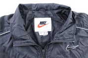 Women's 90's Nike Embroidered Logo Black Zip Up Jacket - Jacket - Thrifted Threads