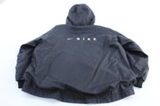 Women's 90's Nike Embroidered Logo Black Zip Up Jacket - Jackets - Thrifted Threads