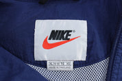 Women's 90's Nike Embroidered Logo Blue & White Zip Up Jacket - Jackets - Thrifted Threads