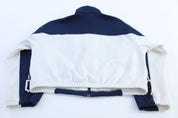 Women's 90's Nike Embroidered Logo Blue & White Zip Up Jacket - Jackets - Thrifted Threads