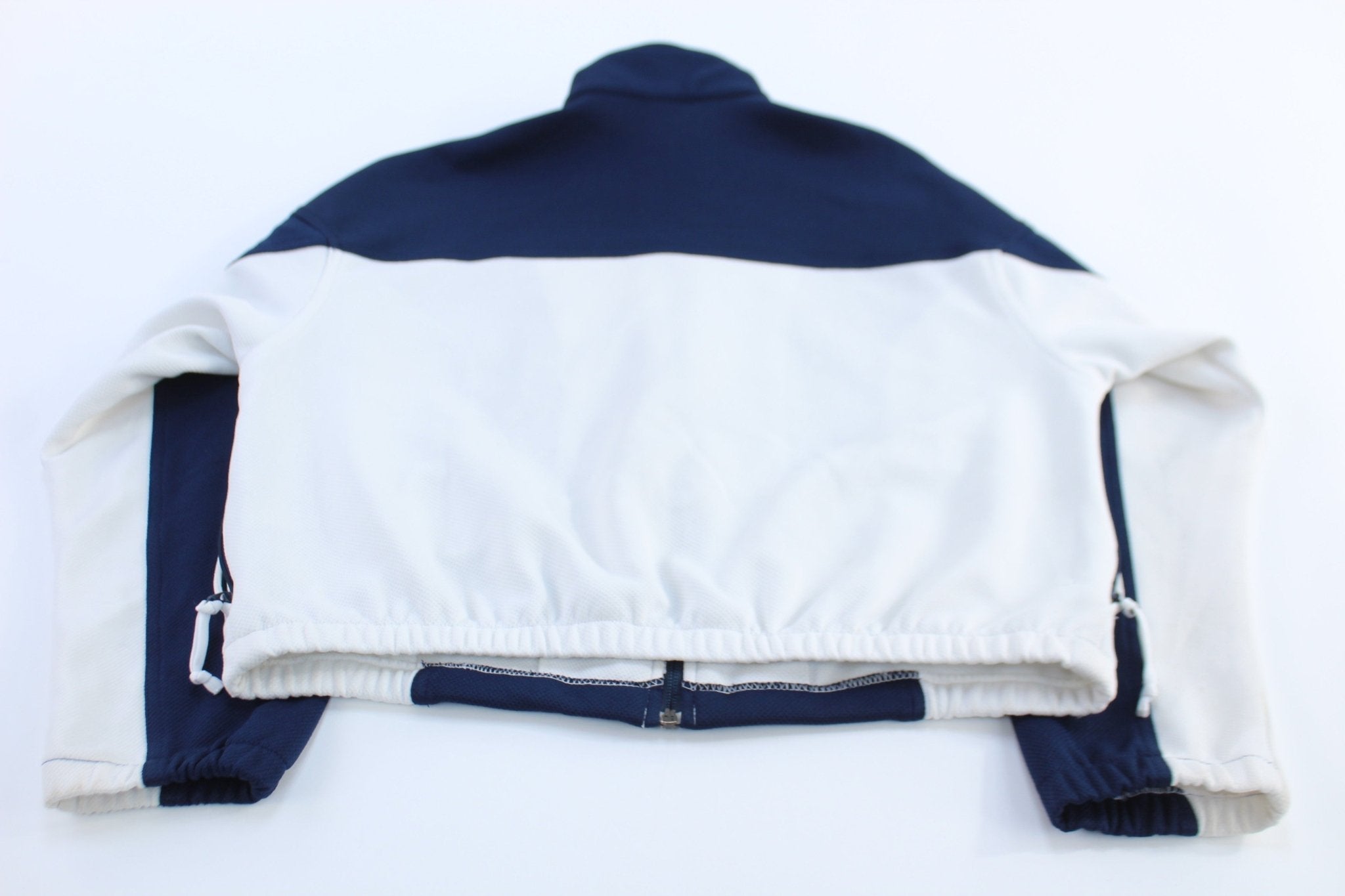 Women's 90's Nike Embroidered Logo Blue & White Zip Up Jacket - Jackets - Thrifted Threads