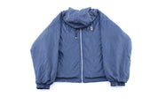 Women's 90's Nike Embroidered Logo Blue Zip Up Jacket - Jacket - Thrifted Threads