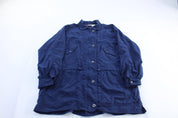 Women's 90's Nike Embroidered Logo Blue Zip Up Jacket - Jacket - Thrifted Threads