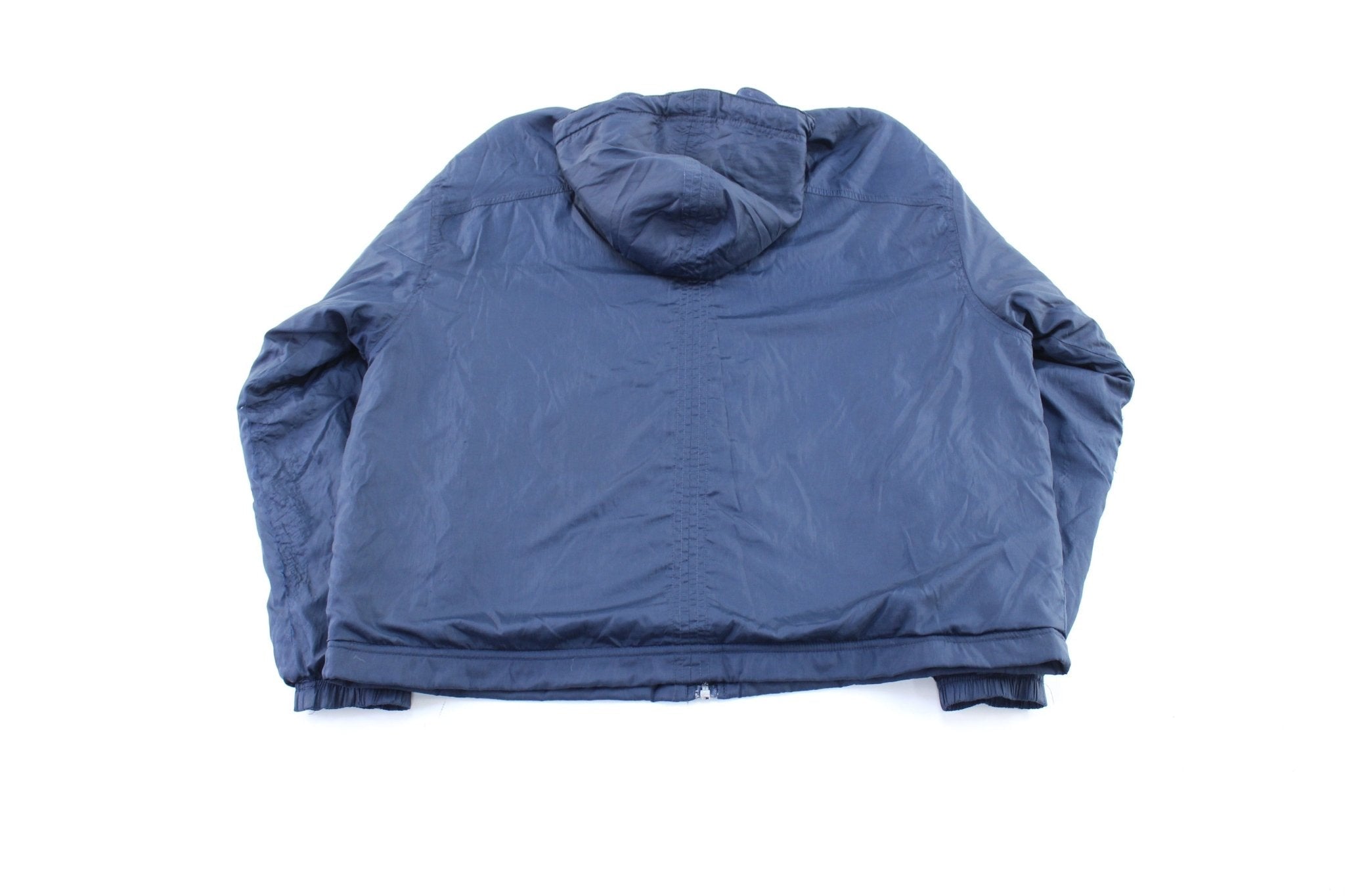 Women's 90's Nike Embroidered Logo Blue Zip Up Jacket - Jacket - Thrifted Threads
