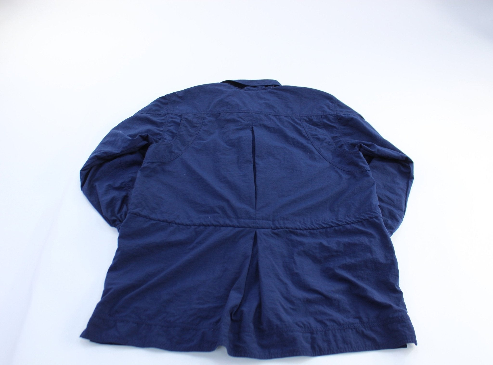 Women's 90's Nike Embroidered Logo Blue Zip Up Jacket - Jacket - Thrifted Threads