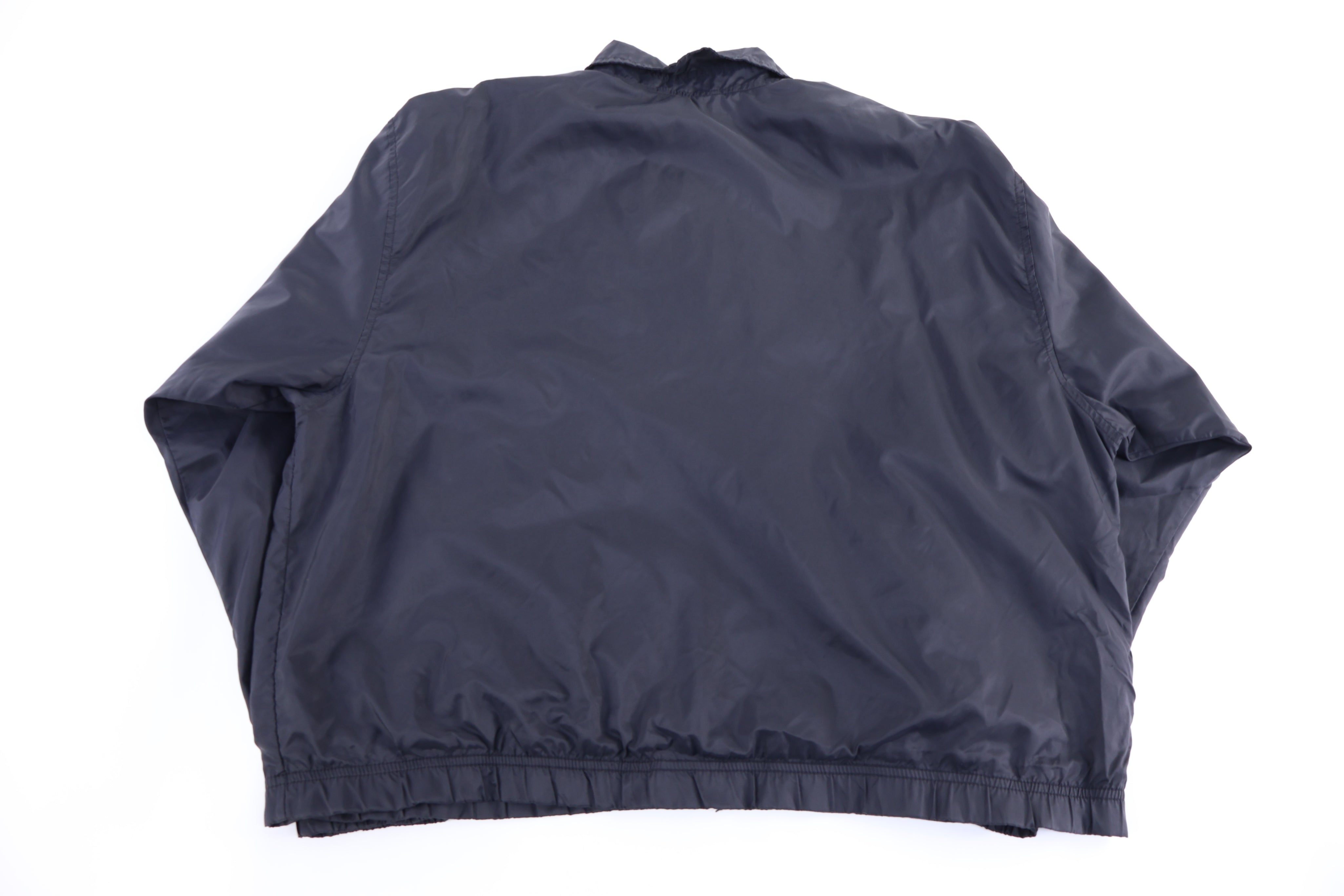 Women's 90's Nike Embroidered Logo Full Snap Windbreaker - Jacket - Thrifted Threads