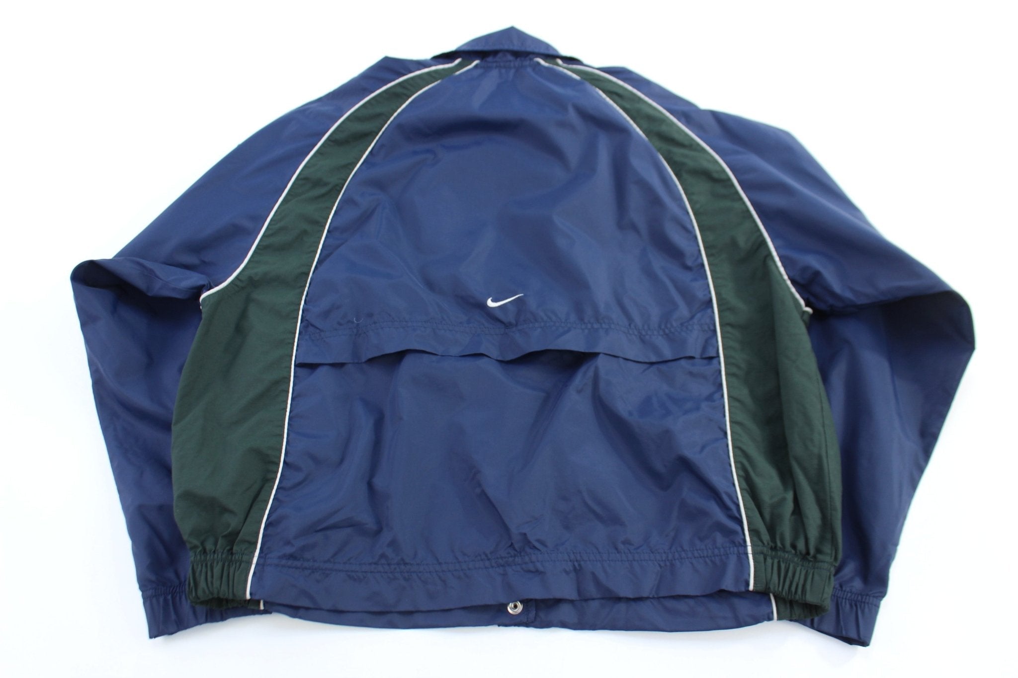 Women's 90's Nike Embroidered Logo Green & Blue Jacket - Jacket - Thrifted Threads