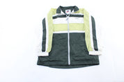 Women's 90's Nike Embroidered Logo Green & White Striped Zip Up Jacket - Jacket - Thrifted Threads