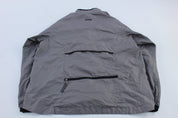 Women's 90's Nike Embroidered Logo Grey & Black Zip Up Jacket - Jackets - Thrifted Threads
