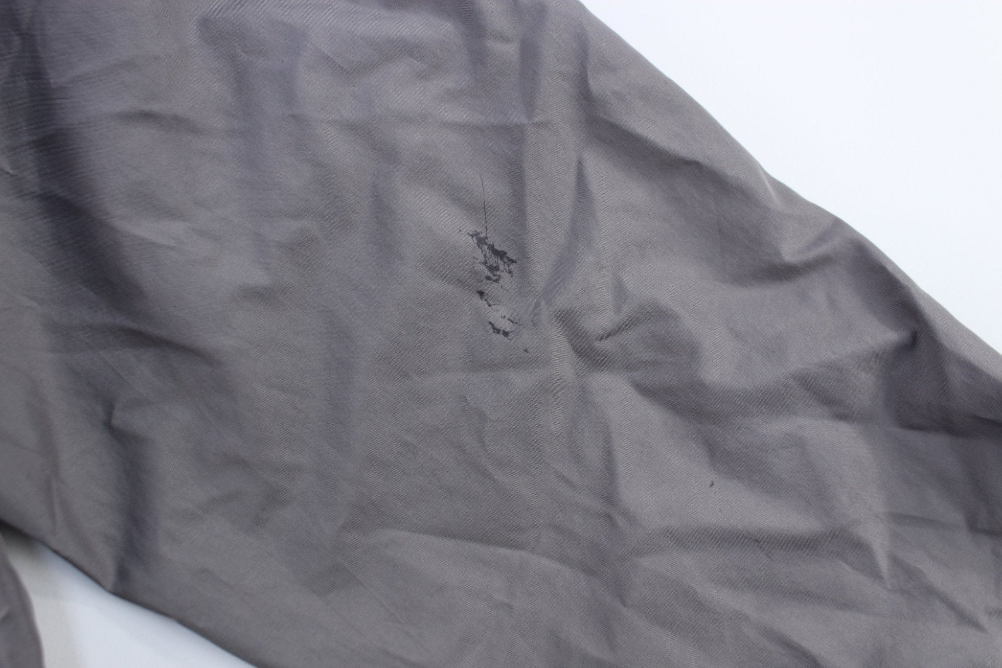 Women's 90's Nike Embroidered Logo Grey & Black Zip Up Jacket - Jackets - Thrifted Threads