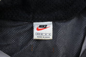 Women's 90's Nike Embroidered Logo Grey & Black Zip Up Jacket - Jackets - Thrifted Threads