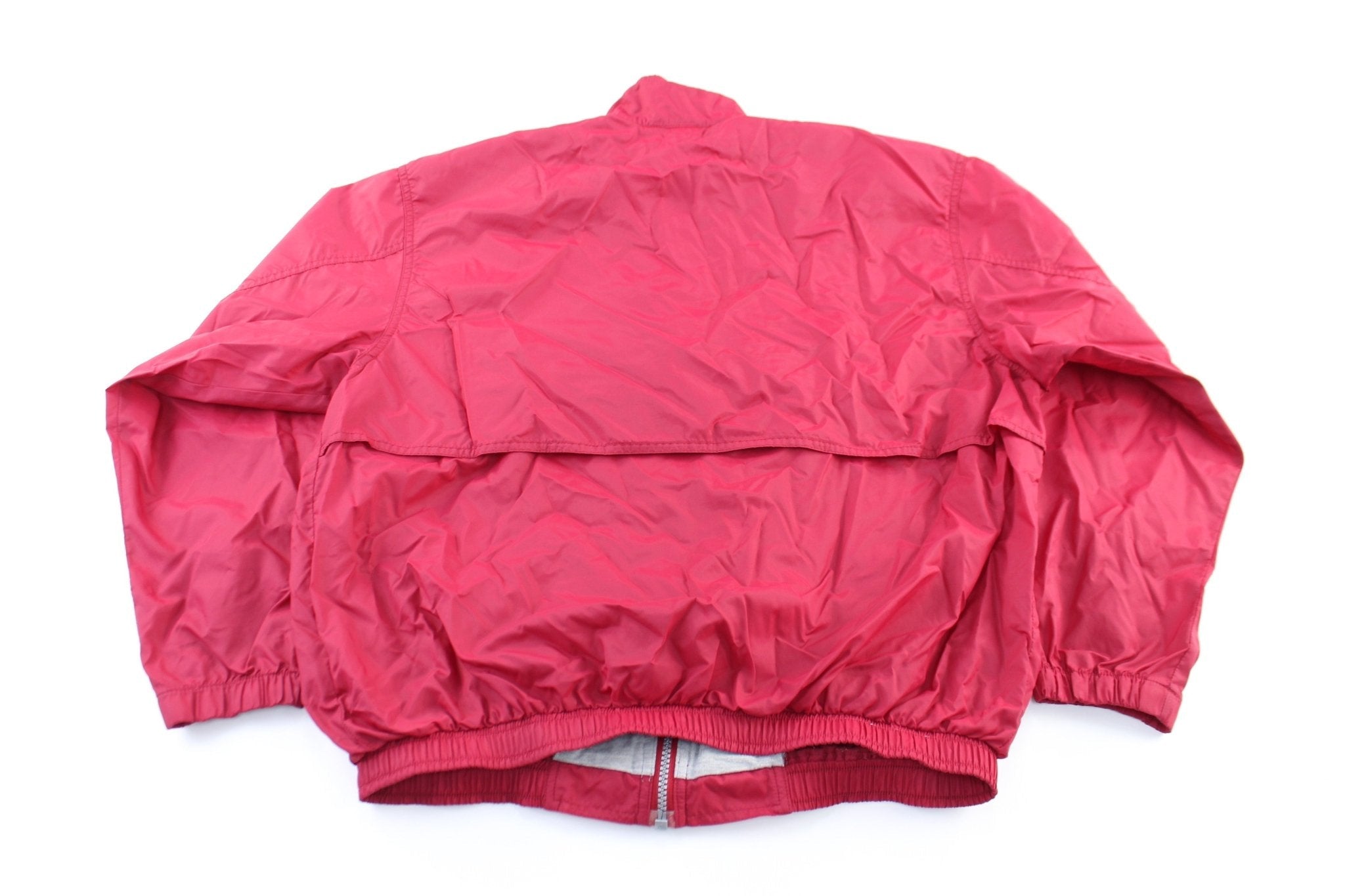 Women's 90's Nike Embroidered Logo Maroon Zip Up Jacket - Jackets - Thrifted Threads