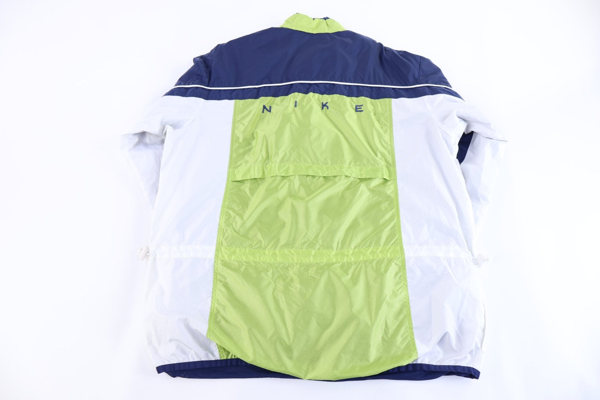 Women's 90's Nike Embroidered Logo Multicolor Full Zip Jacket - Jacket - Thrifted Threads