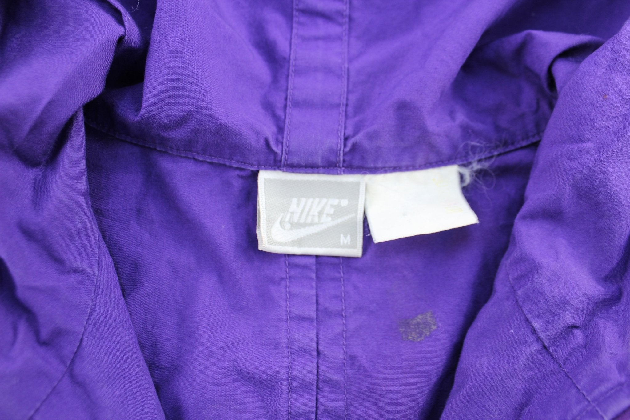 Women's 90's Nike Embroidered Logo Purple Anorak Jacket - Jacket - Thrifted Threads