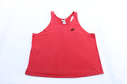 Women's 90's Nike Embroidered Logo Red Tank Top - Jerseys/Tanks - Thrifted Threads