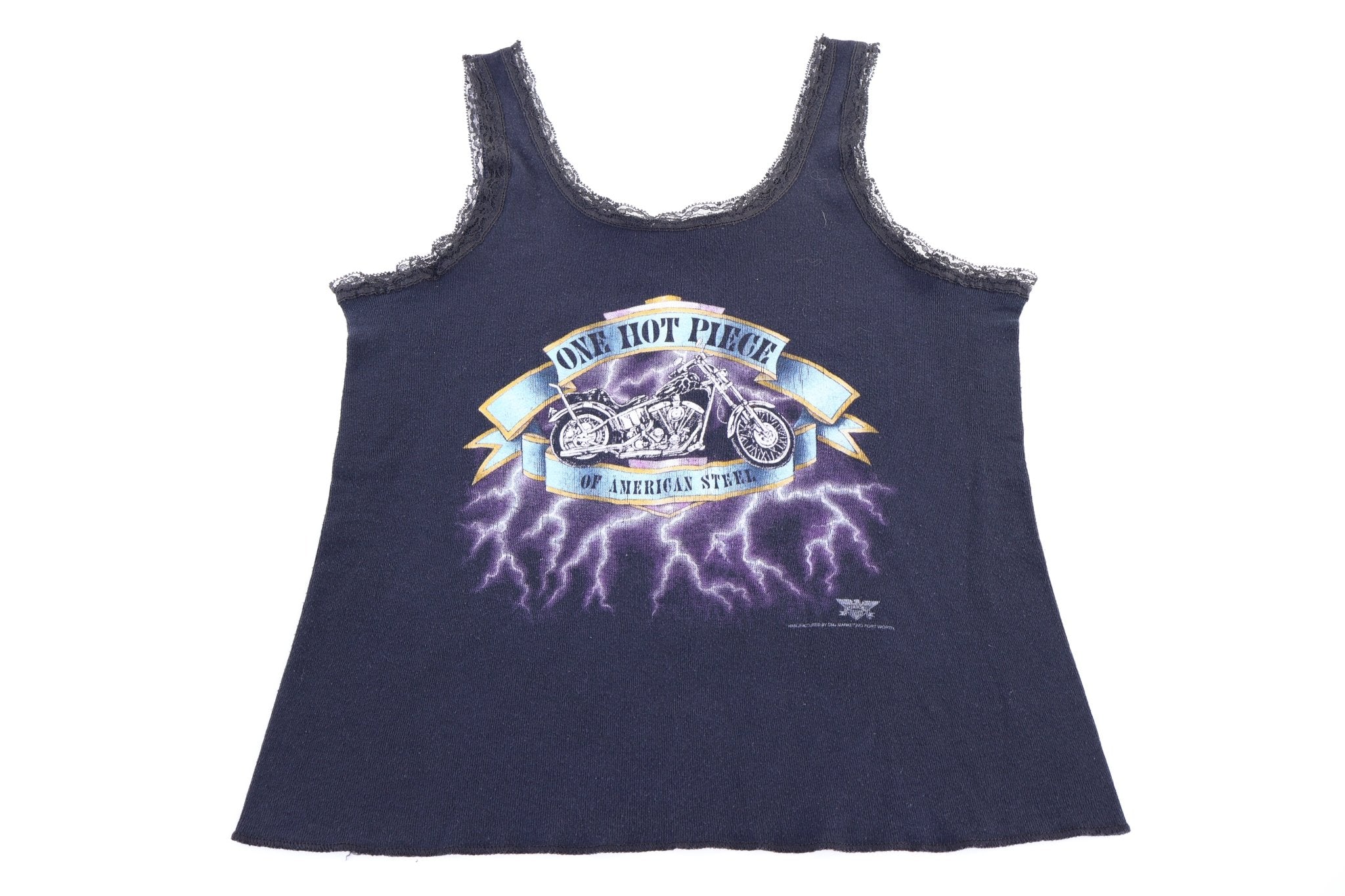 Women's 90's One Hot Piece Biker 3D Emblem Tank Top - Jerseys/Tanks - Thrifted Threads