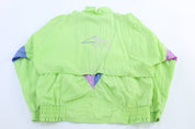 Women's 90's Puma Lime Green & Blue Full Zip Windbreaker - Jackets - Thrifted Threads