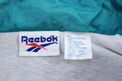 Women's 90's Reebok Embroidered Logo Abstract Windbreaker Jacket - Jackets - Thrifted Threads