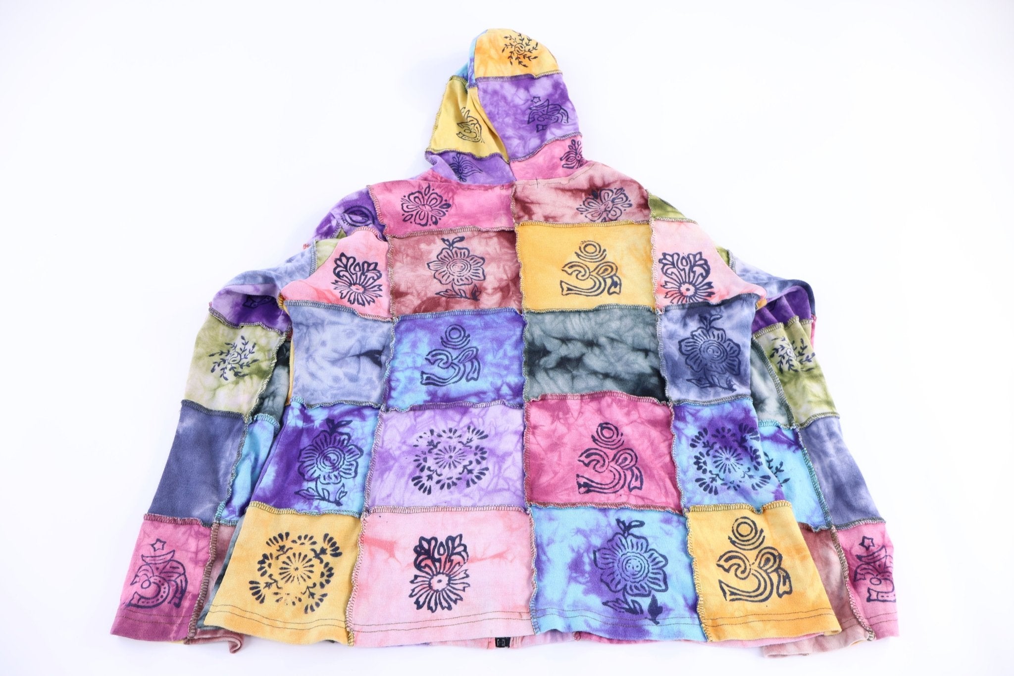 Women's 90's Windhorse Patch Work Full Zip Hoodie - Jackets - Thrifted Threads