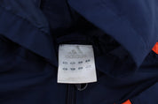 Women's Adidas Embroidered Logo Blue & Orange Full Zip Jacket - Jacket - Thrifted Threads