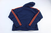 Women's Adidas Embroidered Logo Blue & Orange Full Zip Jacket - Jacket - Thrifted Threads