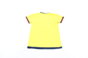 Women's Adidas Embroidered Logo Columbia Striped Soccer Jersey - ThriftedThreads.com