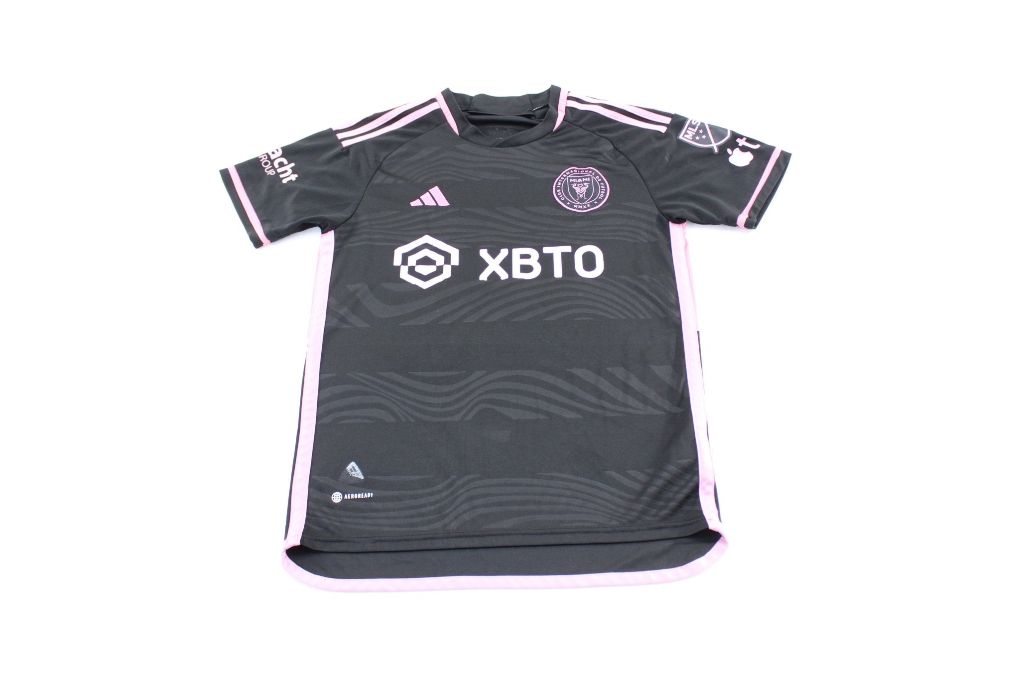 Women's Adidas Embroidered Logo Inter Miami FC Soccer Jersey - ThriftedThreads.com