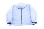 Women's Adidas Embroidered Logo Light Purple Reversible Zip Up Jacket - ThriftedThreads.com