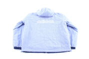 Women's Adidas Embroidered Logo Light Purple Reversible Zip Up Jacket - ThriftedThreads.com