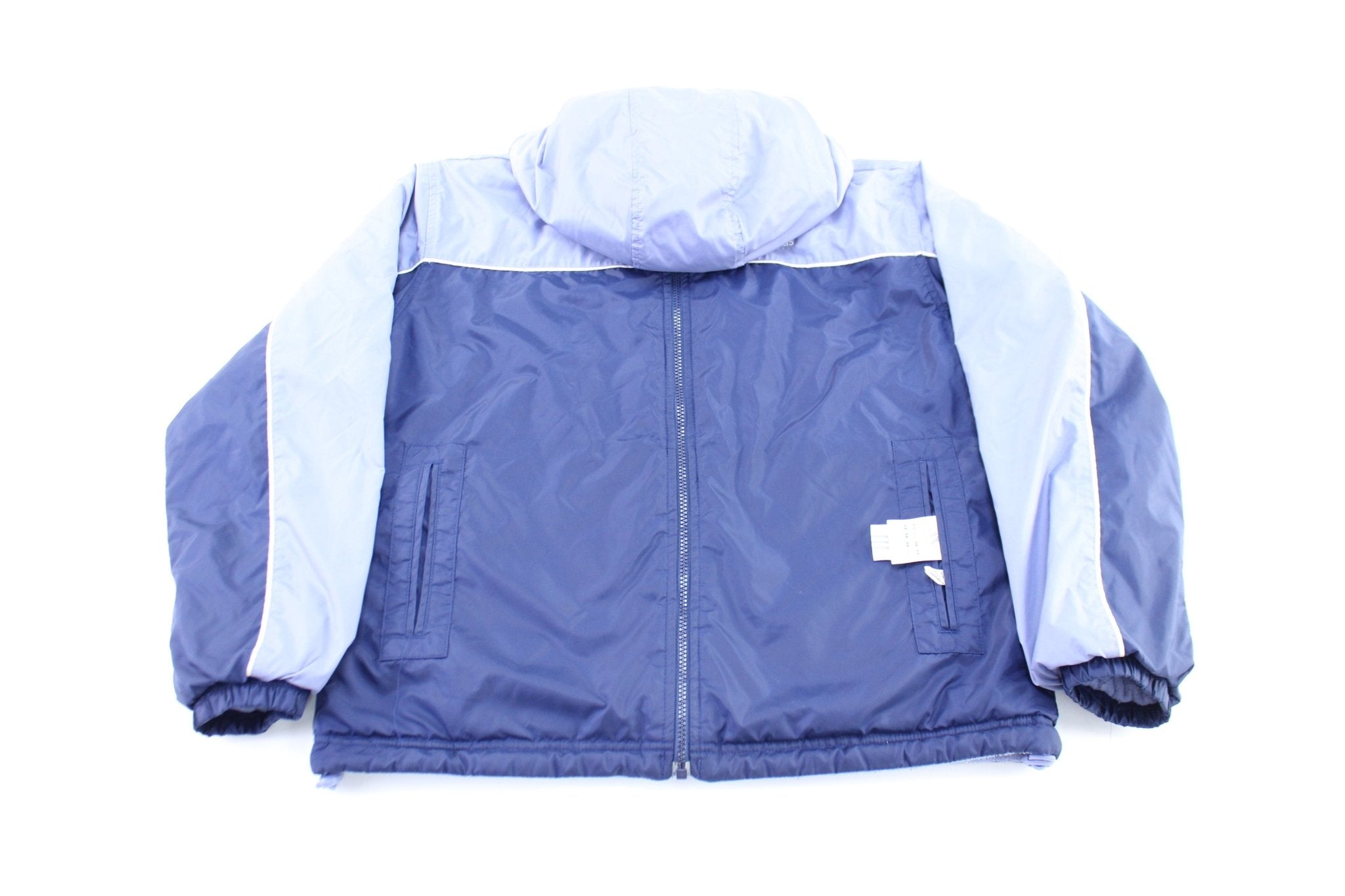Women's Adidas Embroidered Logo Light Purple Reversible Zip Up Jacket - ThriftedThreads.com