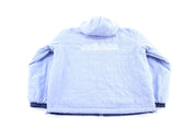 Women's Adidas Embroidered Logo Light Purple Reversible Zip Up Jacket - Jacket - Thrifted Threads