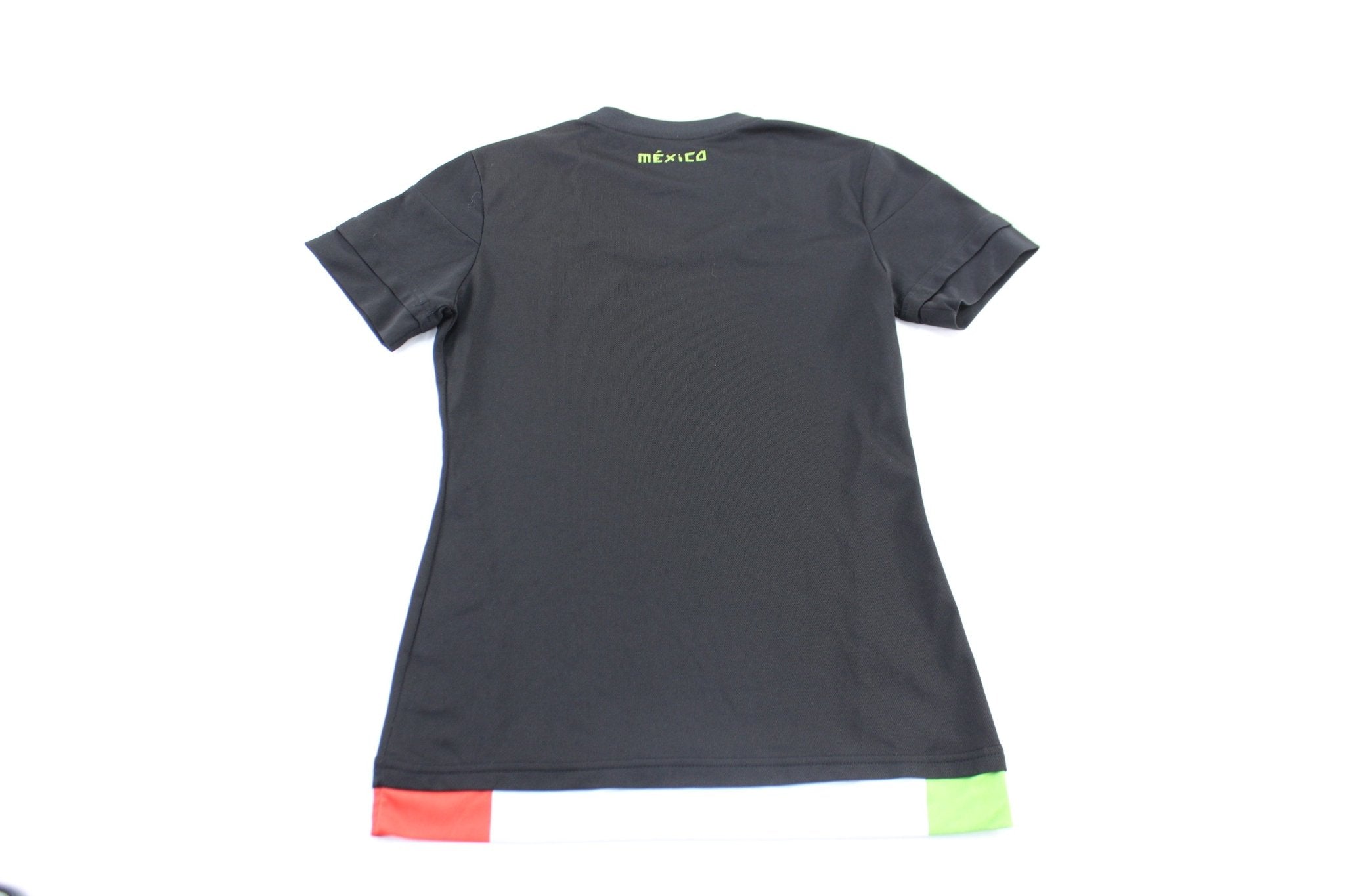 Women's Adidas Embroidered Logo Mexico Striped Soccer Jersey - ThriftedThreads.com