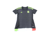 Women's Adidas Embroidered Logo Mexico Striped Soccer Jersey - ThriftedThreads.com
