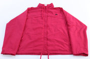 Women's Adidas Embroidered Logo Pink Striped Zip Up Jacket - Jackets - Thrifted Threads