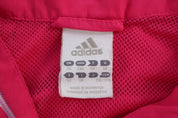 Women's Adidas Embroidered Logo Pink Windbreaker Jacket - Jacket - Thrifted Threads