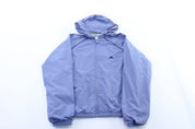 Women's Adidas Embroidered Logo Purple Zip Up Jacket - Jacket - Thrifted Threads