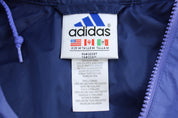 Women's Adidas Embroidered Logo Quarter Zip Windbreaker - Jacket - Thrifted Threads