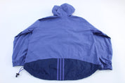 Women's Adidas Embroidered Logo Quarter Zip Windbreaker - Jacket - Thrifted Threads