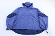 Women's Adidas Embroidered Logo Quarter Zip Windbreaker - Jacket - Thrifted Threads