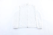 Women's Adidas Logo White Zip Up Jacket - Jacket - Thrifted Threads