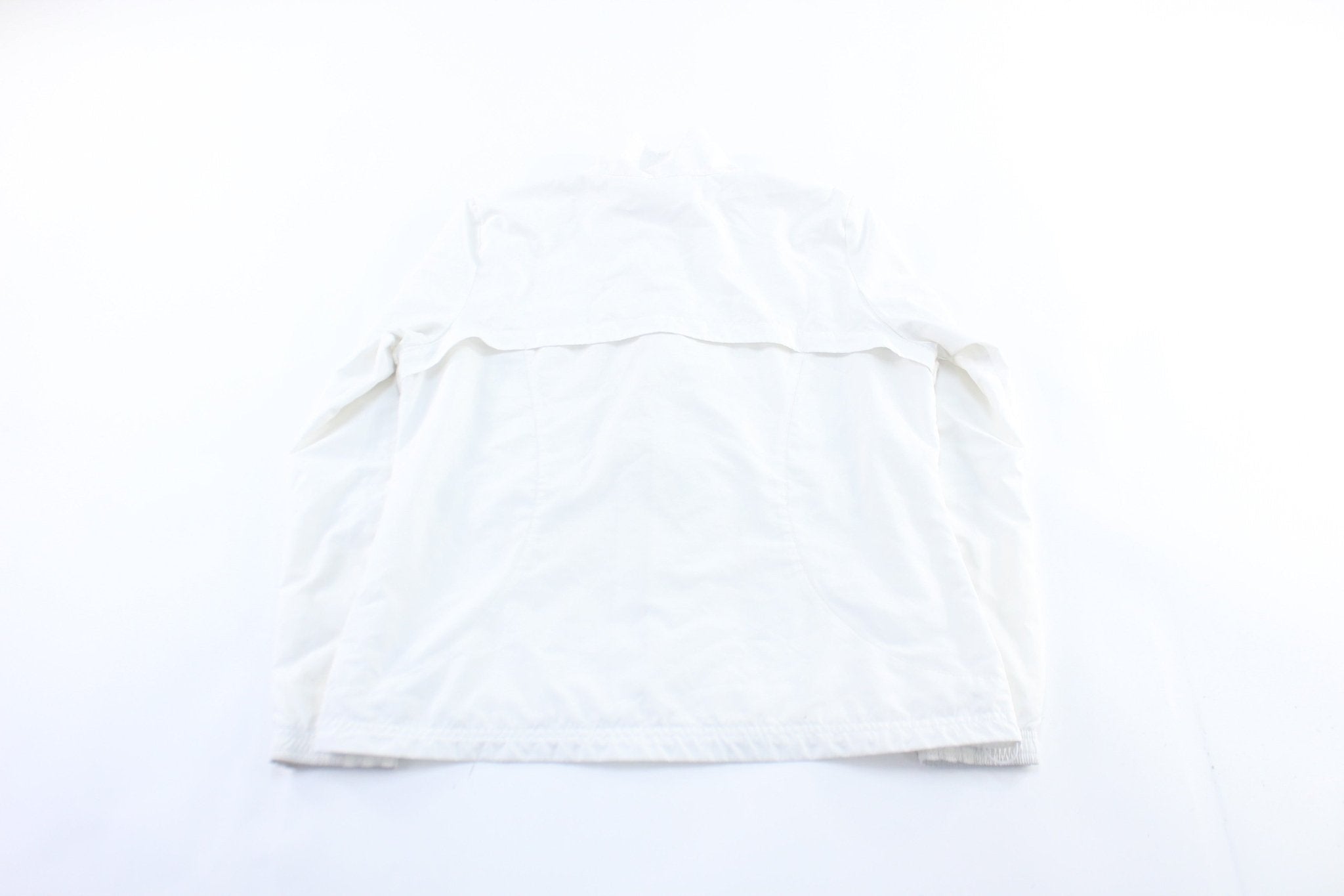 Women's Adidas Logo White Zip Up Jacket - Jacket - Thrifted Threads
