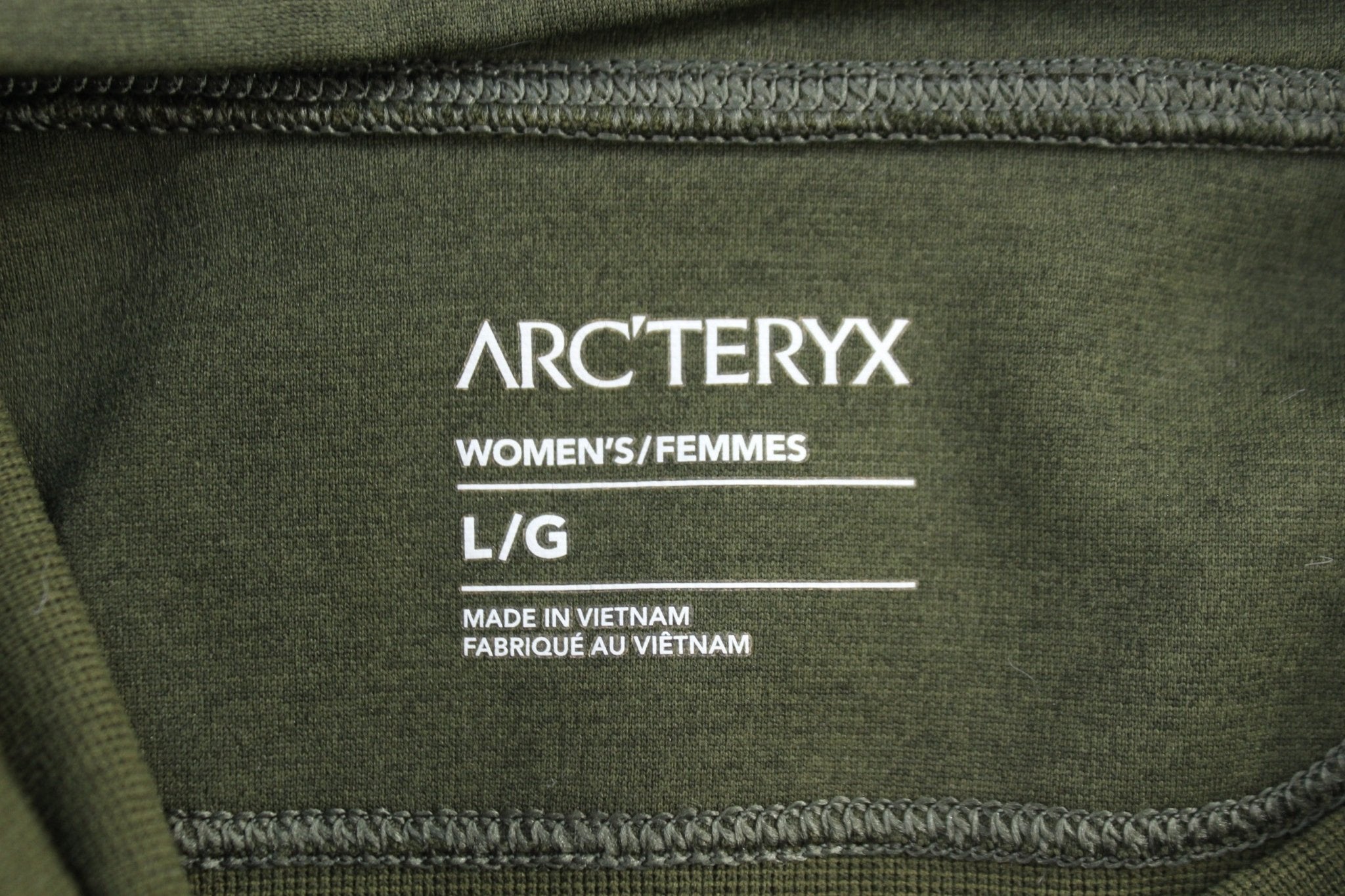 Women's Arc'teryx Olive Green Pullover Sweater - Sweater - Thrifted Threads