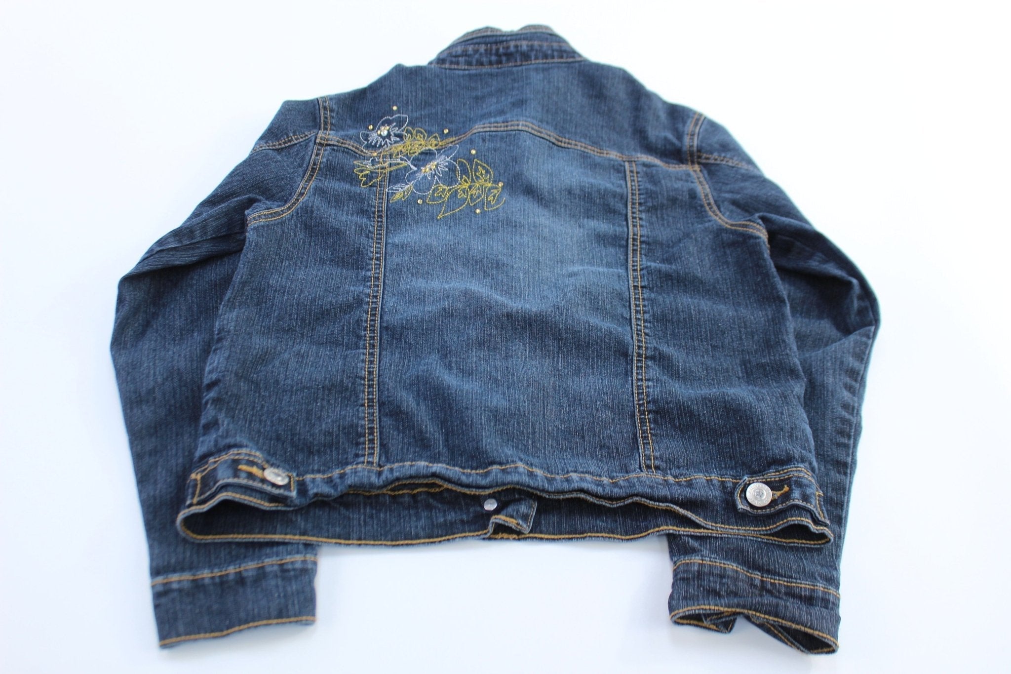 Women's Arizona Floral Denim Jacket - Jackets - Thrifted Threads