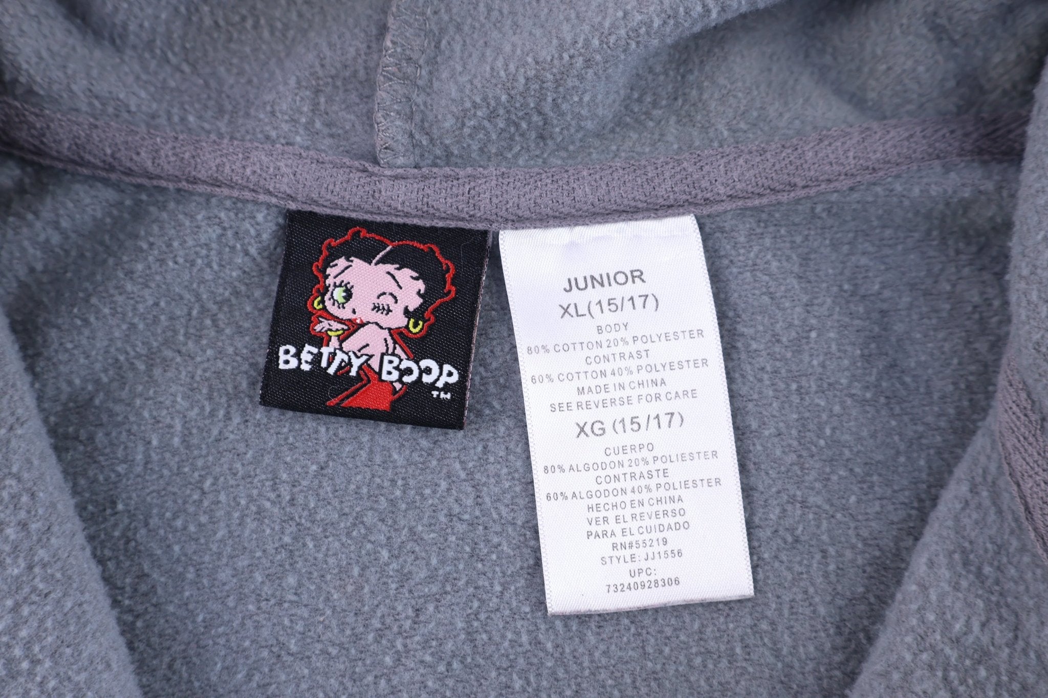 Women's Betty Boop Full Zip Jacket - Jacket - Thrifted Threads