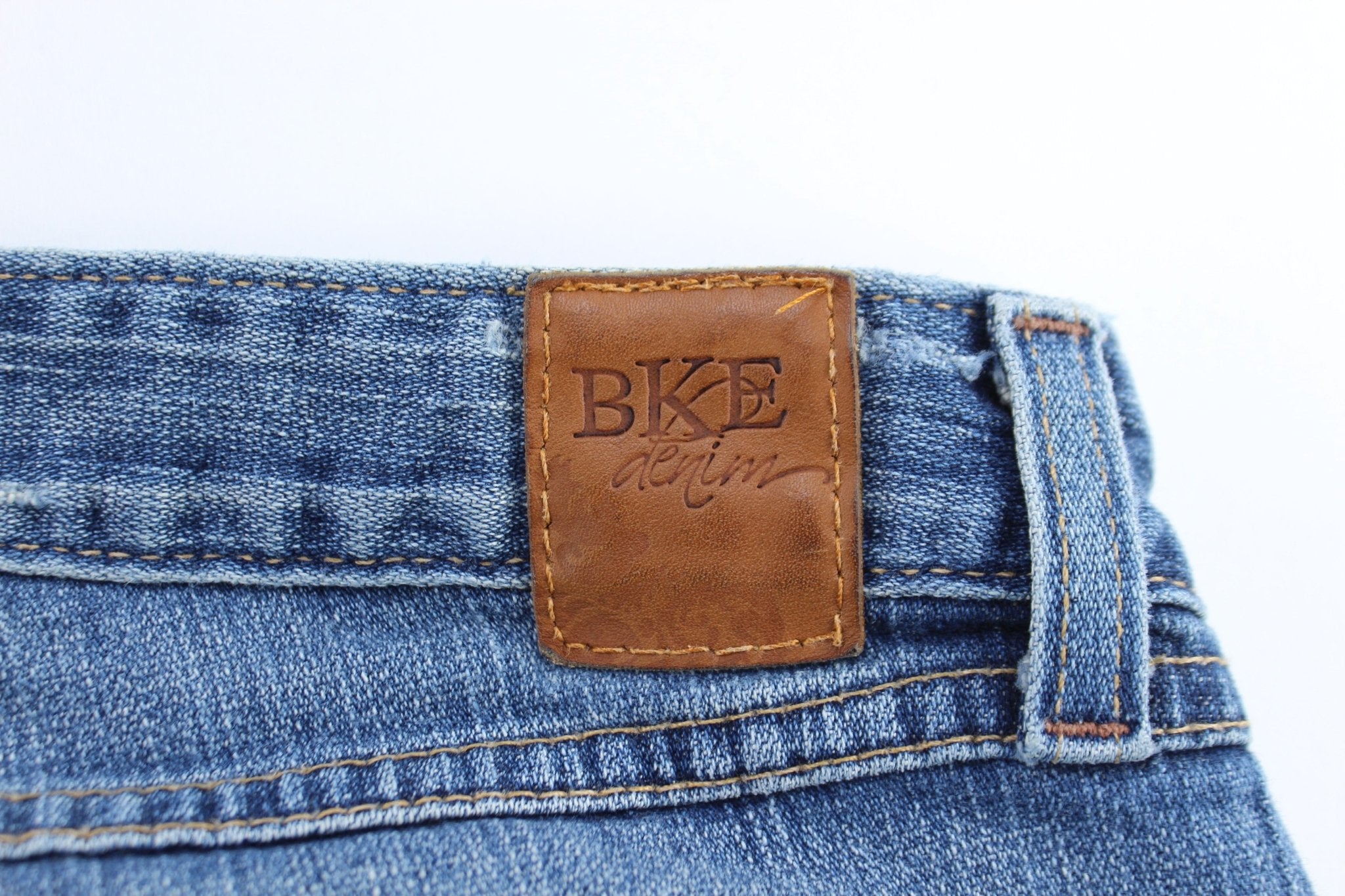 Women's Buckle Bootcut Denim Jeans - ThriftedThreads.com