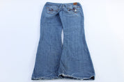 Women's Buckle Bootcut Denim Jeans - ThriftedThreads.com